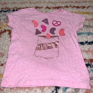 Crewcuts Pink Short Sleeve Graphic Tee